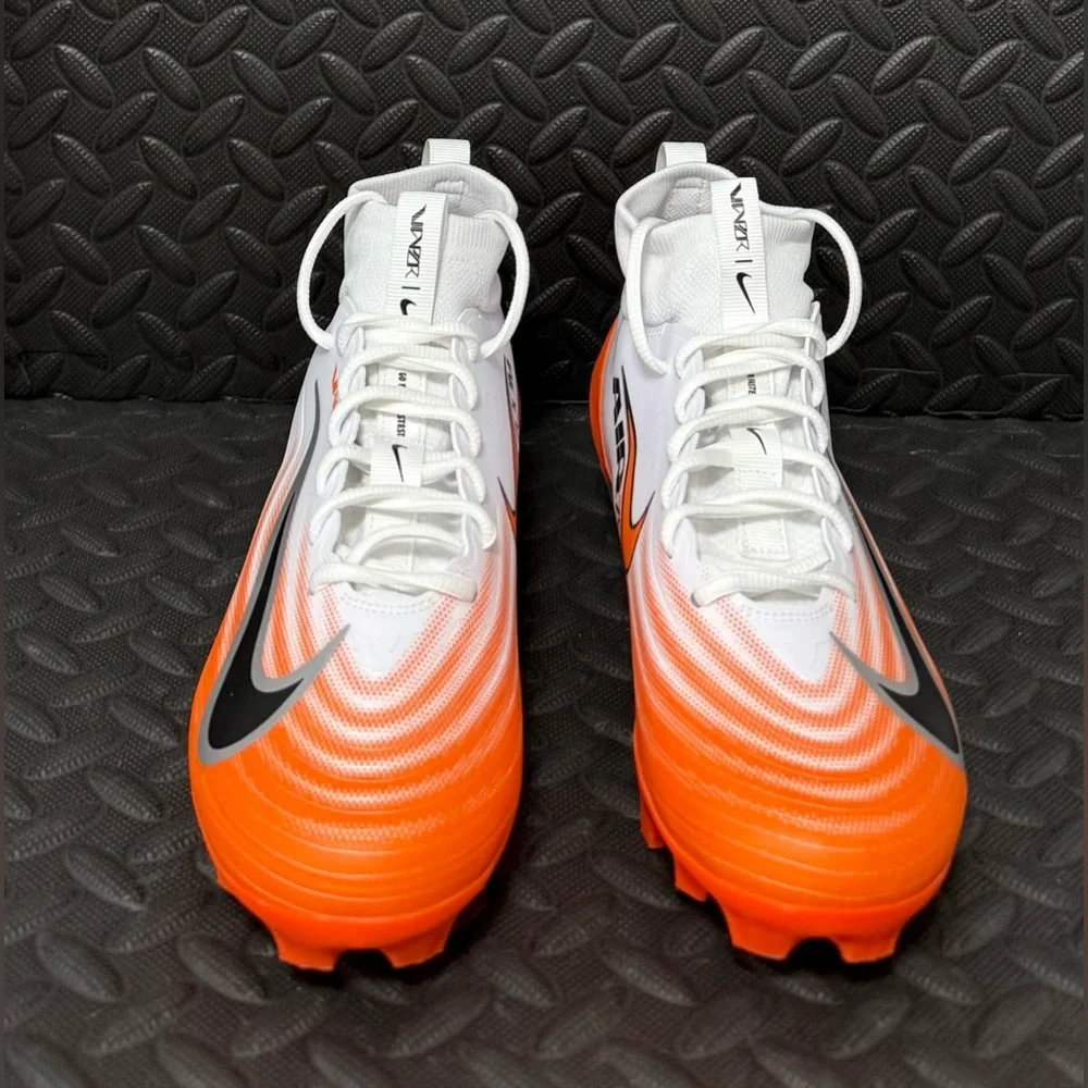 Nike Air Zoom Vapor Pro‎ 1 Orange White Football Athletic Cleats Mens Size 8.5